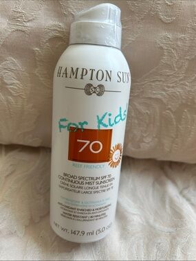 Hampton Sun For Kids SPF 70 Continuous Mist Sunscreen 5 oz Sealed